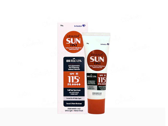 Venusia Sun Tint Velvet Touch Sunscreen Gel SPF 115+ PA++++(50 gm)