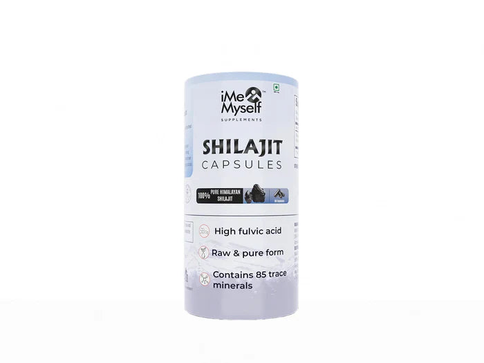 iMeMyself 100% Pure Himalayan Shilajit Dietary Supplement Vegetarian Capsule(90 Capsules)
