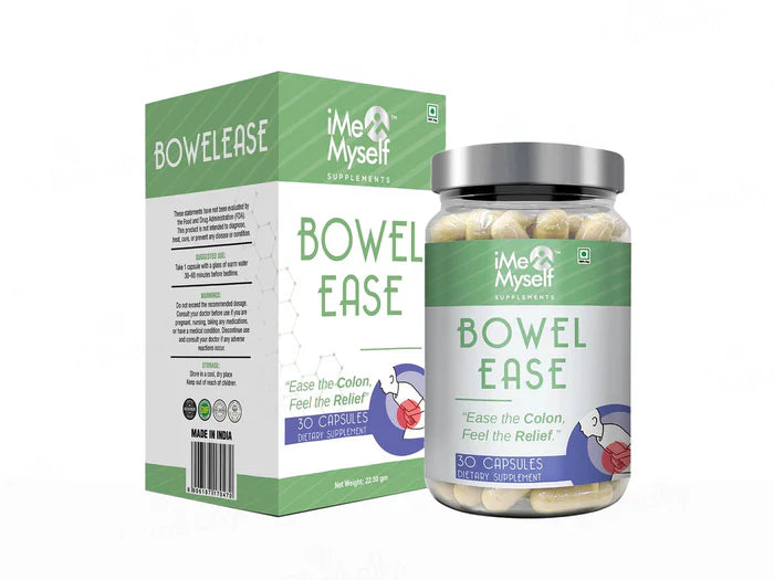 iMeMyself Bowel Ease Dietary Supplement Vegetarian Capsule(30 Capsules)