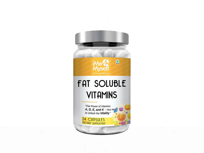 iMeMyself Fat Soluble Vitamins Dietary Supplement Vegetarian Capsule(24 Capsules)