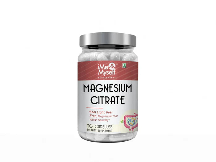 iMeMyself Magnesium Citrate Dietary Supplement Vegetarian Capsule(30 Capsules)