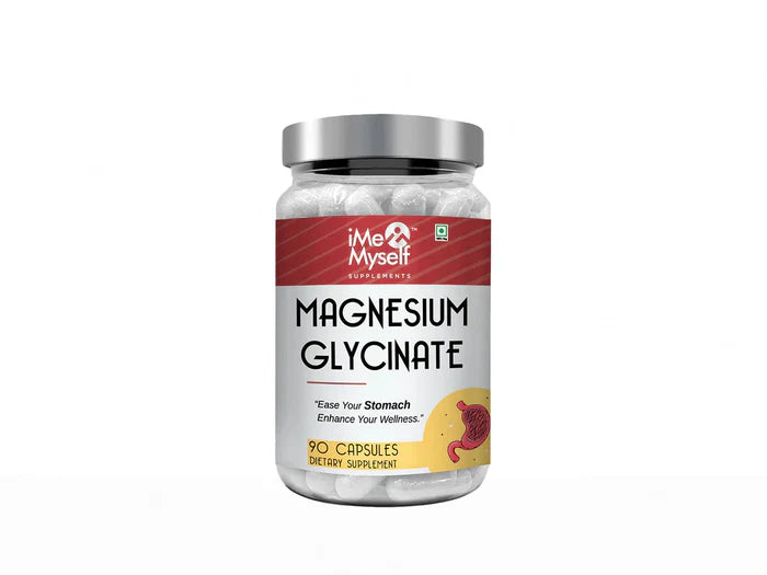 iMeMyself Magnesium Glycinate Dietary Supplement Vegetarian Capsule(90 Capsules)