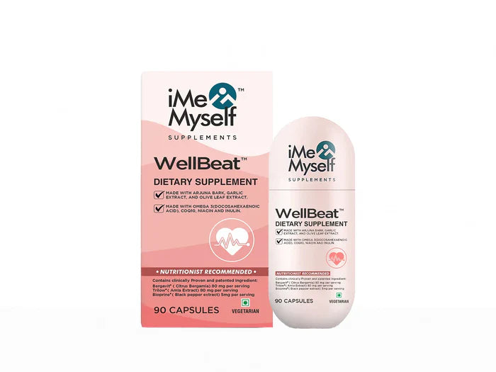iMeMyself Well Beat Dietary Supplement Vegetarian Capsule(90 Capsules)
