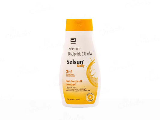 Selsun Daily Anti-Dandruff Shampoo For Dry Scalp (120 ML)