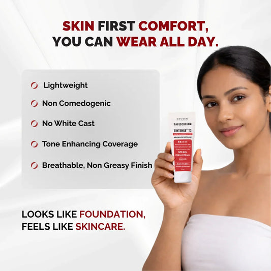 SAFESCREEN® TINTENSE® T3 (Beige) Tinted Sunscreen Lotion PA++++ SPF 40+(60ml)