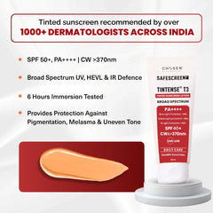 SAFESCREEN® TINTENSE® T3 (Beige) Tinted Sunscreen Lotion PA++++ SPF 40+(60ml)