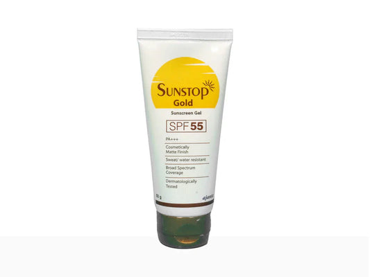 Sunstop Gold Sunscreen Gel SPF 55 PA+++ ( 50 GM )
