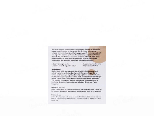 Tan Detox Anti Tan Mask ( 100 GM )