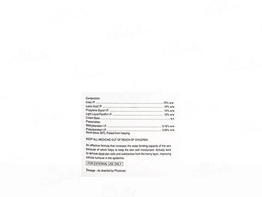 Urelact Emollient, Humectant & Keratolytic Cream (100gm)