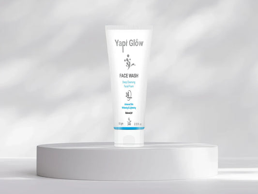 Yapi Glow Advanced Skin Whitening & Lightening Deep Cleansing Foam Face Wash ( 100 GM )